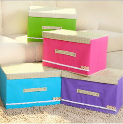 廠家直銷韓式無紡布收納箱 扣扣箱兩件套，爆款一件代發新選擇