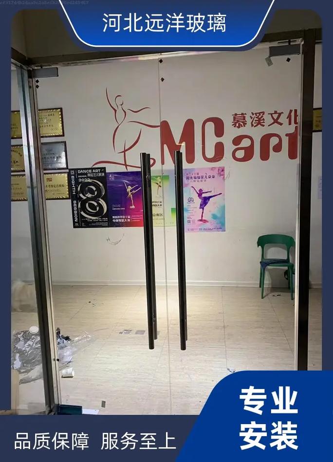 欒城玻璃門廠家匠心之作 油砂玻璃門，朦朧雅致光影靈動